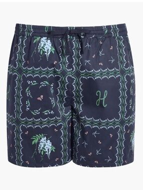 Hill House The Leo Short Navy Floral